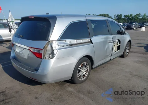 2011 Honda Odyssey Ex-L z USA, uszkodzony, nr VIN 5FNRL5H64BB056046
